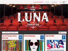 Tablet Screenshot of lunalowell.com